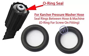 KÄRCHER Hochdruckreiniger Schraubverschraubung (HD) 2 Gummi O Ring Dichtungen - Bild 1 von 1