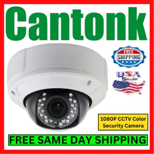 Cantonk IP Dome Überwachungskamera 1080P 25FPS High Quality Video Kit - Bild 1 von 9
