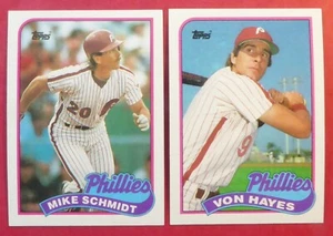 1989 Topps Philadelphia Phillies Team Set with Traded (39 Cards) - Picture 1 of 1