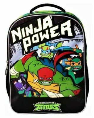 Ninja Power Teenage Mutant Ninja Turtles 18 pulgadas Mochila Niños Escuela Libro Bolso NUEVO Foto 1 de 4
