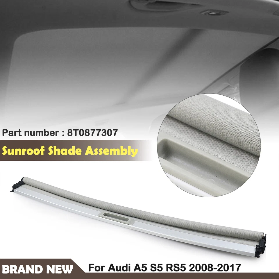 Cubierta de montaje de cortina de techo corredizo para Audi A5 Quattro 2008-2017 8T0877307 Foto 1 de 4