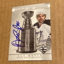 2012-13 PANINI LIMITED STANLEY CUP WINNERS AUTO Dan Boyle 70/99!