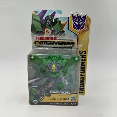 Transformers Cyberverse Toxic Shot Acid Storm 5-6" Hasbro Warrior Class 2018 - Image 1 of 4