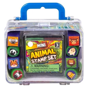 Juego de mini estampillas de animales tinta VAPOR juguete de aprendizaje en el aula - Imagen 1 de 4