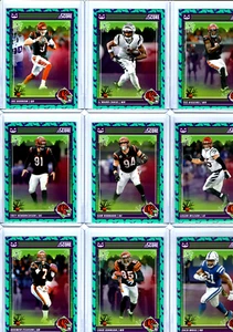 2024 Score A Treat Cincinnati Bengals Team Set 10 Base Cards Green Bat Border - Picture 1 of 4