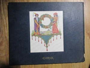 1947 Das Buch Esther illustriert von Zeev Raban HC Miriam Verlag Israel - Bild 1 von 10