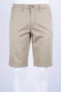 BERMUDA CENSURED CHINO BAUMWOLLE SATIN STRETCH BEIGE REGULAR FIT - Bild 1 von 6