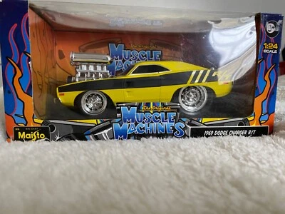 Muscle Machines 1969 Dodge Charger R/T 1:24 Scale Maisto - New / Unopened - Image 1 of 3