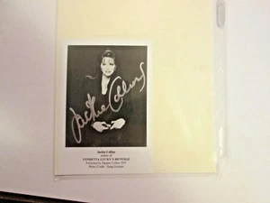 Jackie Collins Author Hand Signed 8x10 w/coa - Picture 1 of 2