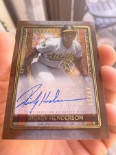 Rickey Henderson 2020 Topps Tribute Iconic Perspectives Auto 18/25