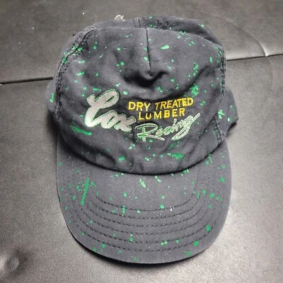 De colección Cox Racing Madera Tratada en Seco Snapback Sombrero Pintura Salpicaduras Hecho en EE. UU. Foto 1 de 4