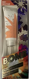 FLOWER BEAUTY Blush Bomb Gocce Coloranti per Guance “NECTAR # BB1” Crema Gel Nuova - Foto 1 di 4