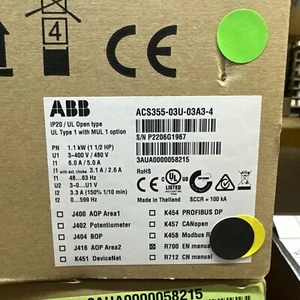 ABB 1.5 HP ACS355-03U-03A3-4 AC Drive 480v - Imagen 1 de 2