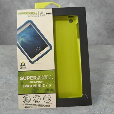 Edge Supershell Tough Case For Ipad Mini 2/3 With Kickstand, Green & Gray - Image 1 of 3