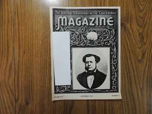 UDC United Daughters of the Confederacy Magazin 1983 September Stephen Mallory - Bild 1 von 5