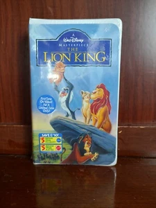 The Lion King VHS Disney Masterpiece Sealed - BUY 2 GET 1 FREE/$20+ FREE SHIP - Picture 1 of 2