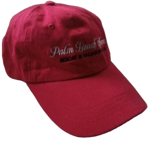 Palm Beach Shores, Resort & Vacation Villas, Strap Back, One Size, Red Hat, Golf - Picture 1 of 16
