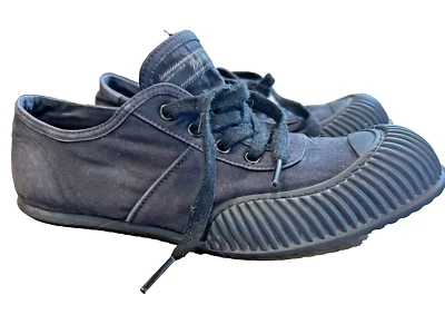 ZAPATOS DEPORTIVOS PRADA HAWAII 3E5838 NEGRO LONA GOMA EE. UU. 8,5 UE 38,5 REINO UNIDO 5,5 Foto 1 de 4