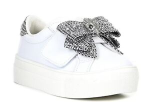 Kurt Geiger London Girls' Laney Bow Sneakers (Infant) Size 7M