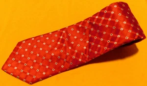 NORDSTROM MADE IN U.S.A. RED/WHITE/BLUE DOTS MOTIF TIE - TIES - DESIGNER TIES. - Picture 1 of 3