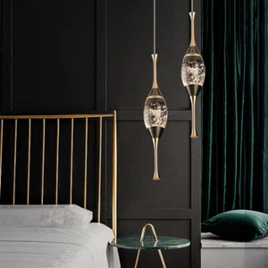 Bedroom Lamp Hotel LED Pendant Light Kitchen Chandelier Lighting Ceiling Lights - Picture 1 of 4