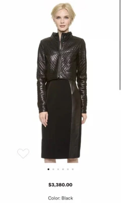 J. Mendel Quilted Leather Jacket - Image 1 of 4