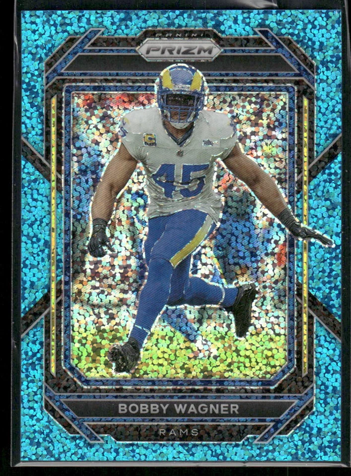#166 Bobby Wagner 2022 Panini Prizm #/96 Blue Sparkle - Image 1 of 2