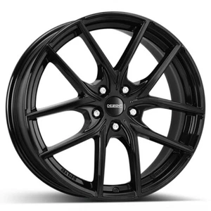 4 cerchi in lega DEZENT TO black 8x18 5x108 ET 42 per FORD JAGUAR - Foto 1 di 5