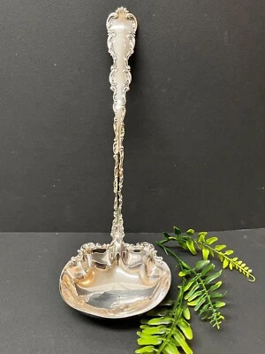 Cucharón Whiting- Gorham 12" plata de ley Luis XV 181,5 gr.  Con mono.       ML Foto 1 de 4