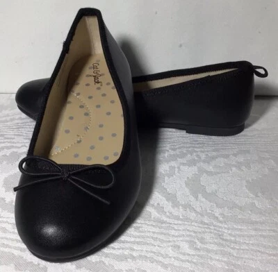 ¡Nuevo! Pisos de ballet negros Cat & Jack para niña talla 13 Foto 1 de 4