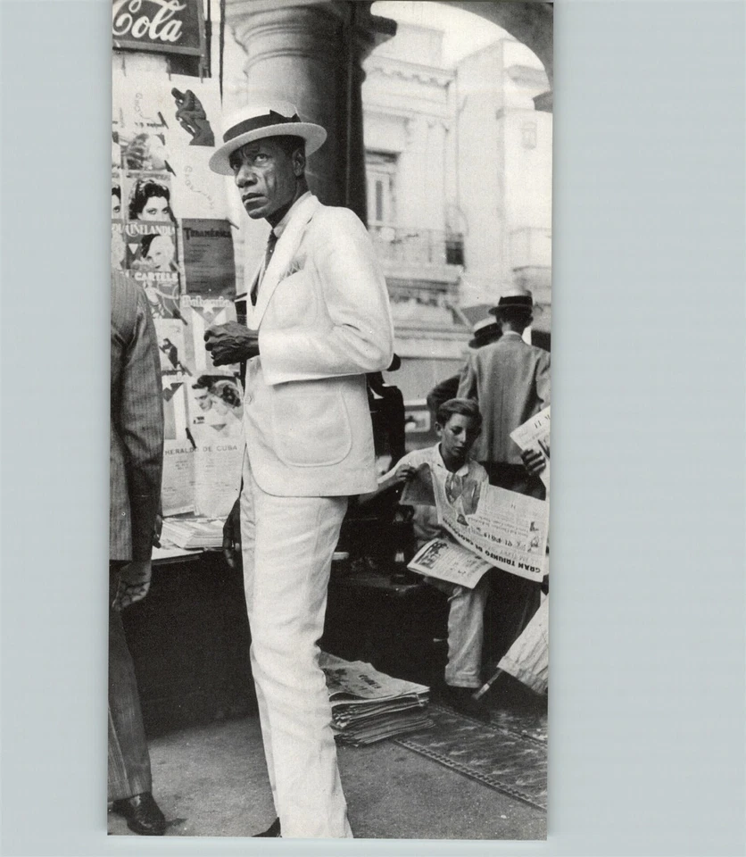 Letrero de Coca-Cola Walker Evans 1938 vintage hombre negro centro de La Habana grabado fotográfico Foto 1 de 1