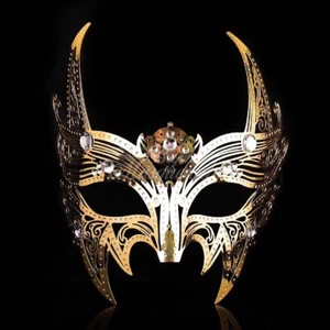 Máscara Wolverine Mascarada Hombres Dorado - Imagen 1 de 4