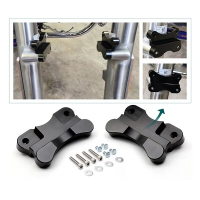 Soporte espaciador guardabarros delantero rueda Softail 21" para Harley 1986-2017 Fat Boy Slim Foto 1 de 4