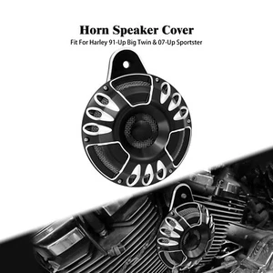 Cubierta de altavoz de bocina de 110 dB apta para Softail Touring Dyna Big Twin 1991-2017 - Imagen 1 de 12