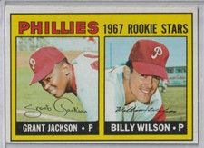 Philadelphia Phillies 1967 Topps Baseball Rookie Stars Card #402 (SET BREAK) C
