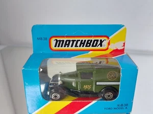 Matchbox Ford Modelo A en verde BBC en caja - Imagen 1 de 2
