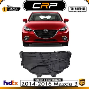 Front Engine Splash Shield For 2014-2016 Mazda 3 6 Rear Section - Picture 1 of 7