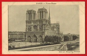 Carte Postale Publicitaire - Paris - Cathédrale Notre-Dame - Sirop Deschiens - Imagen 1 de 3