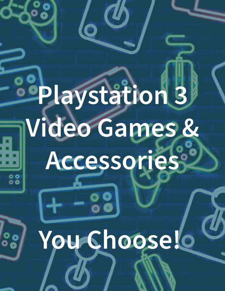 Playstation 3 Games & Accessories Tested Working You Choose! 10/24/25 - Image 1 of 1