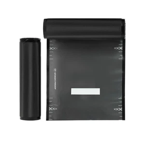 Vacuum Seal Rolls 11" x 25' 2 Pack (50 Feet Total) (Black and Clear) 5.5 Mil ... - Picture 1 of 9