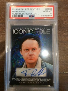 2025 Metal Pop Century Tim Robbins Iconic Role Shawshank Redemption 1/1 PSA 10 - Picture 1 of 5