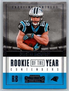 Christian McCaffrey 2017 Panini Contenders Rookie Of The Year RY-8 Panthers - Picture 1 of 2