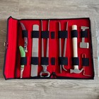 Professional farrier tool kit hoof trimming horseshoe hammer clincher nipper set