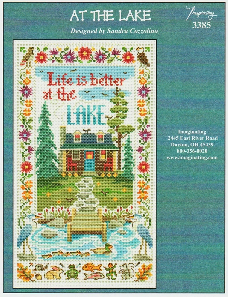 At The Lake by Imaginating cross stitch pattern - Image 1 of 1