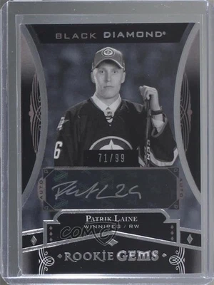 2016 Black Diamond Rookie Gems Pure Signatures /99 Patrik Laine #RG-PL Auto RC - Image 1 of 2