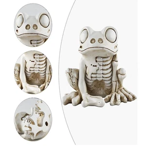 Decoraciones de Halloween Exterior Halloween Esqueleto Esqueleto Resina Decoración Escritorio - Imagen 1 de 12
