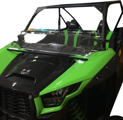 MOOSE OFFROAD Full Folding Windshield - KRX LEMA100-0048 - Image 1 of 2