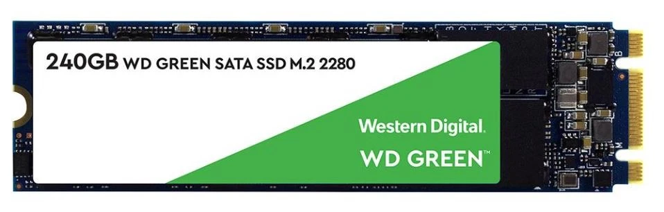 WD - WD Green M.2 2280 SATA 6Gb/s SSD Drive, 240GB - Image 1 of 1
