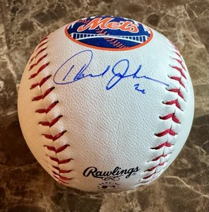 1986 NY METS HOWARD JOHNSON SIGNED AUTO BALL LIMITED 72/ 86 RARE ITEM JSA READ - Picture 1 of 4