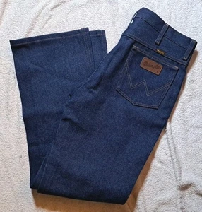Wrangler Jeans Herren 34x31 935NAV Cowboy Cut Bootcut Western 5-Pocket Denim Blau - Bild 1 von 11
